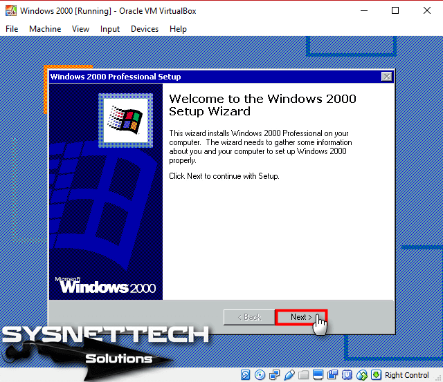 How To Install Windows 2000 On Virtualbox Shared